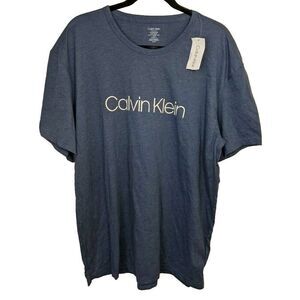 Calvin Klein Mens Sleepwear Logo Short Sleeve Crew Neck T-shirt Size XL